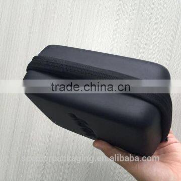 Wholesale Promotional Charming Durable Beautiful Black Luxury Comtomized Fashion EVA Cosmetic Bag