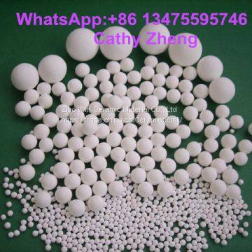 The ceramic alumina catalyst support ball