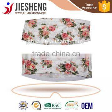 belly band ladest design new arriver fashionable rose print tube top bra for sexy lasies (accept OEM)