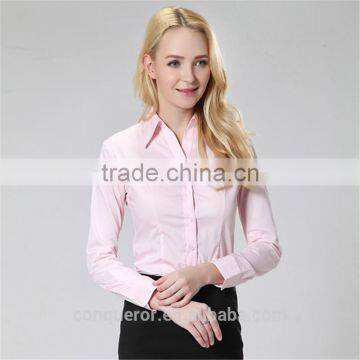 Cheap Made to Measure Cotton White Long Sleeve Shirt photo-4