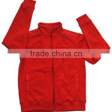 2016 Trendy Style Polar Fleece 260g Mens Jacket With Red