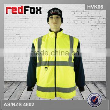 hi Vis Reflective Pull-apart Safety Bodywarm Vest photo-5