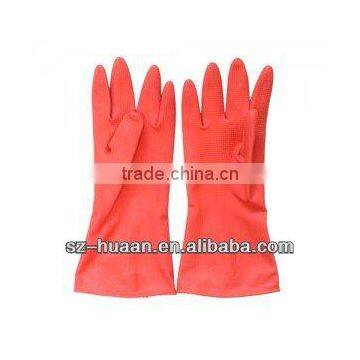 long sleeve household latex/rubber working gloves