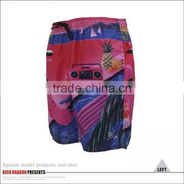 High Quality Sublimation Print Wholesale Low Moq Swimming Floating Board Shorts photo-4