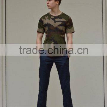 Camouflage Longline T-Shirt Mens Short Sleeve Elongated T Shirt Fashion Camo T Shirt Mens Clothing photo-2