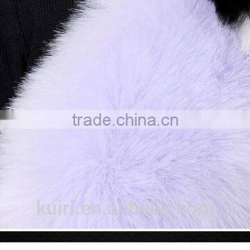 Colored Long Large Faux Fur Scarf Imitated Fox Fur Cape Winter Warm Fur Scarf photo-3