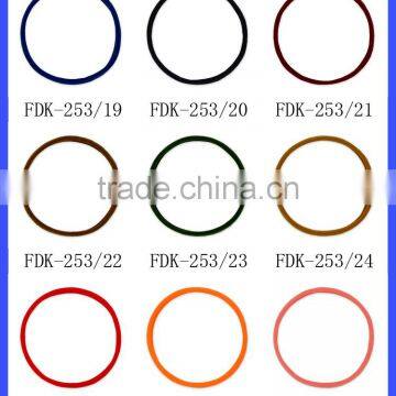 Wholesale Plain Colorful Girl Accessories Fabric Elastic Hair Ties Rope photo-3