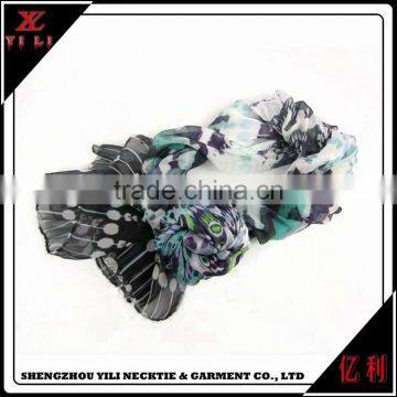 Fashion Soft Colorful Women Cheap Silk Satin Scarf photo-2