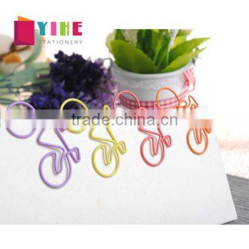 Planner paper clip bicycle shape clip planner accessories plastic clip