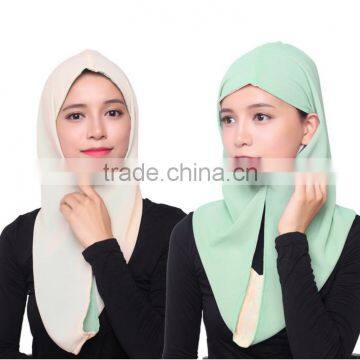 Middle East Women Both Sides of the Head Scarf Cape Head and Back Hat photo-4