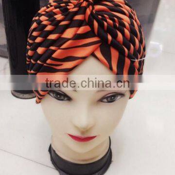 New Color Striped Indian Cap Arabic Muslim Headscarf Hat Lady Print Hat Wholesale photo-6