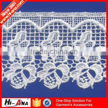 African Cord Lace Manufacture,guipure Lace Top,fancy Polyester Lace Trim Exporter photo-5