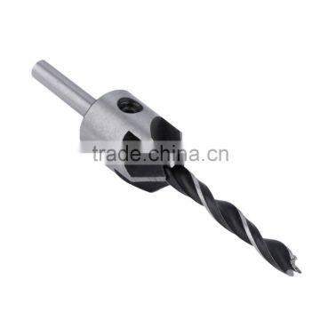 4 Pcs HSS Flute Countersink Drill Bit Set Screw Woodworking Chamfer Tool 3-6mm Hot Search photo-5