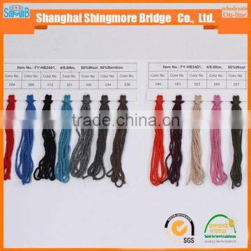 Global Hot Selling Bamboo Wool Blended Knitting Yarn for Hand Knitting photo-3
