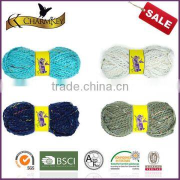 Charmkey New Fashion Acrylic Yarn Fancy Knitting Yarn Soft Scarf Yarn photo-4
