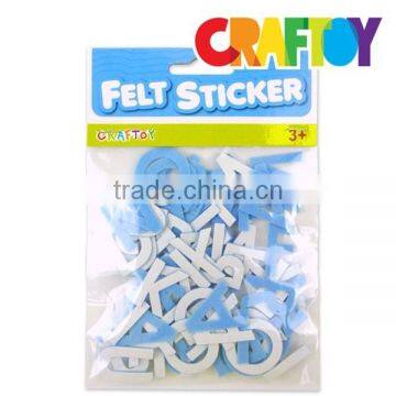 OEM make your own Felt sticker Letter sticker inexpensive