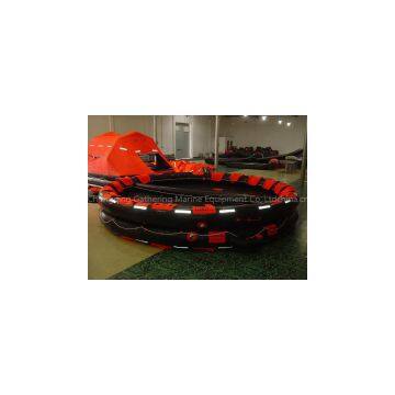 reversible inflatable open life raft SOLAS approved 50 persons