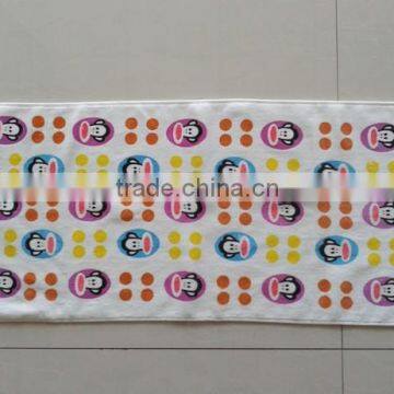 printed velour cotton face towel