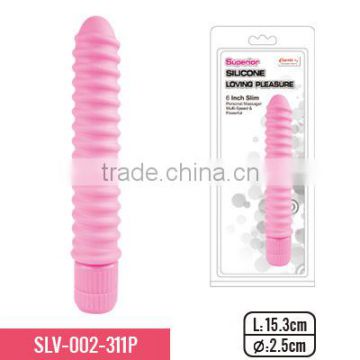 Sex Toys Women Vibrator Spiral silica gel Vibrating Stick Multi-speed Special Thread Design