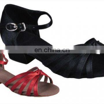 08B5L222 Children's Satin Latin Dance Shoes