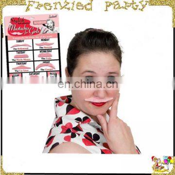 stylish self-adhesive funny party pink mustache FGM-0072