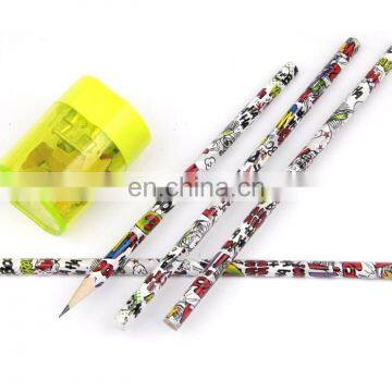 High Quality 2B School Kids Triangle Wooden Pencil Set