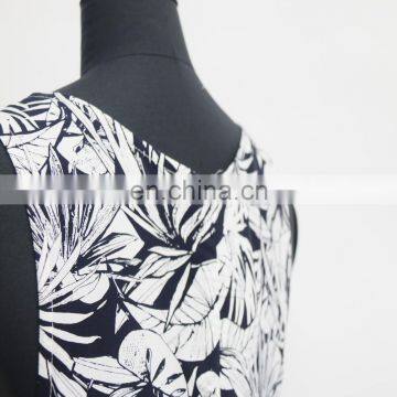 Fashion Hawaii Hot Summer Casual Sexy Rayon Sleeveless Print Beach Jumpsuit photo-4