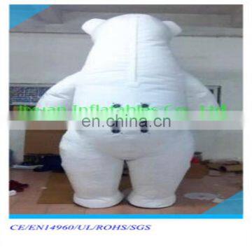Wedding Mascot Inflatable Ice Bear Costume photo-2