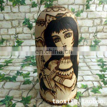 2013 hottest sale wood russian nesting dolls matryoshka