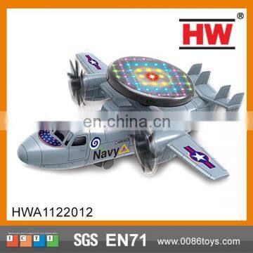 Electric universal hawkeye patrol arro plane toys with music and light