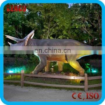 Outdoor Playground Animatronic Robot Dinosaur Park