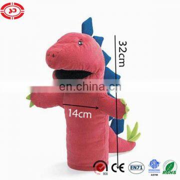 Dinosaur hand puppt funny kids teaching educational plush toy