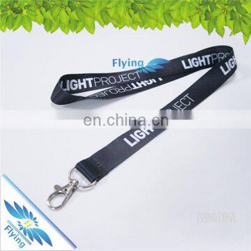 Branded polyester lanyards with logo custom, wholesale neck straps with metal lobster claw hook for events