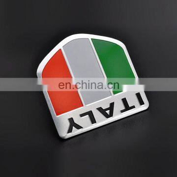 Hot Selling Italy Flag Aluminum Nameplate