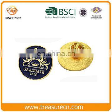 Wholsale cheap logo metal custom soft enamel lapel pins no minimum