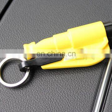 Kechain Safety Hammer Keyring Seat Belt Cutter Car Window Glass Breaker photo-2