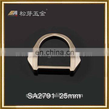 Custom Leather Handbag Metal Hardware Accessories Metal Ring Buckle, Plated Custom Metal D Ring