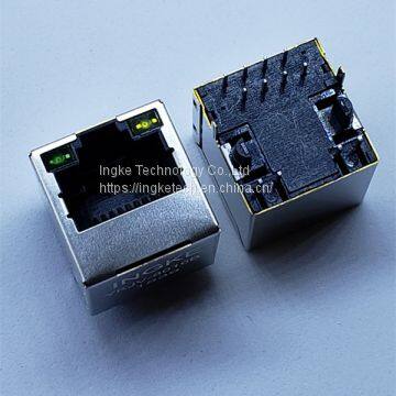 WE 74990101210 YKJV-8016B Single Port 100 Base-T Vertical Through Hole RJ45 Magnetic Jack Connectors photo-2