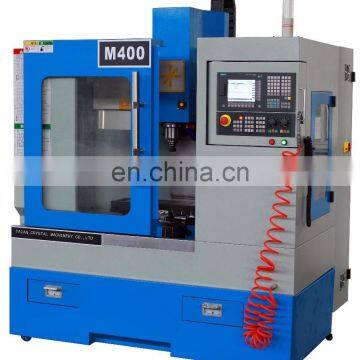 High precision mini cheap cnc metal milling machine M400