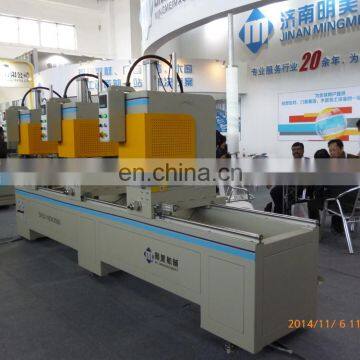 Welcome.New Four-head PVC Welding  Machine on aluminium window-door profile