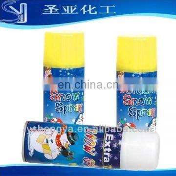 250ml Christmas fake white MSDS snow spray made in China manufacturer