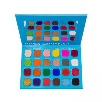 Latest No Brand Waterproof Colorful Eyeshadow Palette Makeup