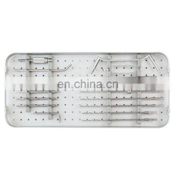 China Manufacture Bone Surgery Instruments Small Fragment Locking Plates Instruments Set AO Orthopedic Surgical Implants