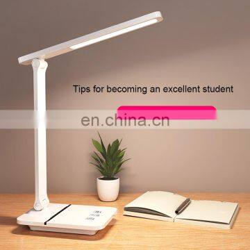3 Color Temperature Table LED Desk Lamp Office Battery Operated Lamp With Timer Desk Light With Phone photo-3