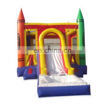 Outdoor Water Slide Bounce House Commercial Jumping Castle Inflatable Bouncer With Water Slide Pool