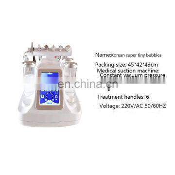 Salon Use Oxygen 6 in 1 Small Bubbles Facial Cleansing RF Shrink Pore Skin Firming Beauty Equipment photo-7