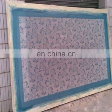 colored designs silkscreen printing glass with high  quality