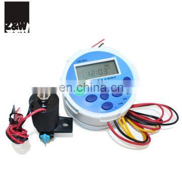 watering valve  irrigation timer 9V battery operated waterproof programmer controller CA1601Latching one zone