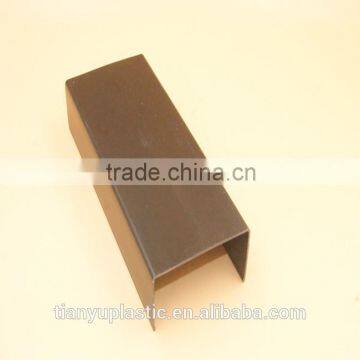 Big size design extruded vinyl u shape profile