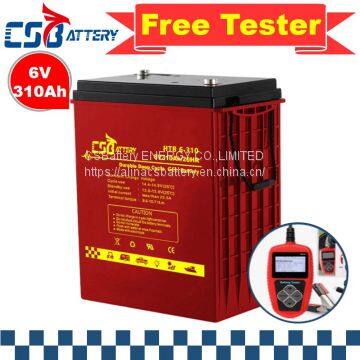 Csbattery 6V380ah Solar-Akkumulator Gel Battery for Golf-Carts/Boats/Electric-Vehicles/Electric-Wheelchairs/Vs: Csb/Fortune/Ali